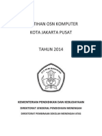 Modul Pelatihan OSN Jakarta Pusat 2014