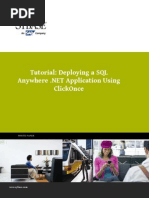 Tutorial: Deploying A SQL Anywhere .NET Application Using ClickOnce PDF