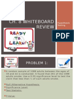 Hypothesis Testing Whiteboard Review