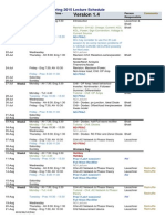 EIR 221 - Electrical Engineering 2015 Lecture Schedule: Day - Language - Time - Venue