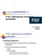 Nelinearne Strukture Podataka Programski Jezik C