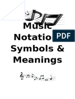 Music Notation Cover Page