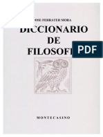 José Ferrater Mora - Diccionario Filosófico A