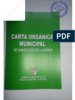 Proyecto de Carta Organica Municipal