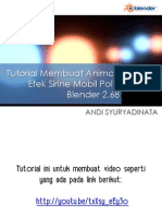 Tutorial Membuat Animasi Efek Sirine Mobil Polisi Oleh Andi Syuryadinata