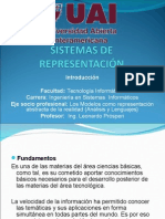 Sistemas de Representación 2015 Intro