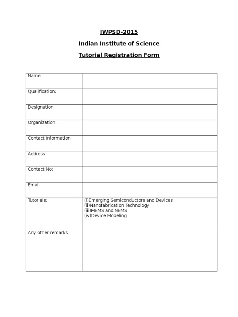 Engineering Workshop Registration | PDF | Computers