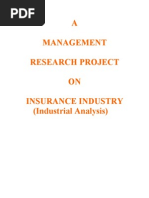 Download Industry Analysis of Insurance by DebojyotiSahoo SN27588935 doc pdf