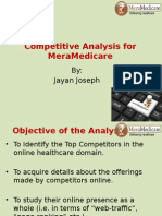 Competitive Analysis For MeraMedicare