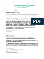 Oferta Academica Direccion Marketing Proximo Curso