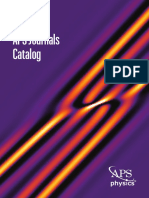 2016 APS Journals Catalog