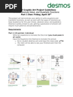 Graphic Art Project Guidelines - Desmos 2015 Part 1