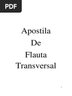 Apostila de Flauta Transversal