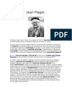 Jean Piaget psicólogo suizo