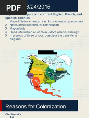 english french and spanish colonies