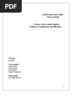 Download srs on feature rich resume builder by megha SN27592340 doc pdf