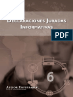 Declaraciones Juradas Informativas 2015 PDF
