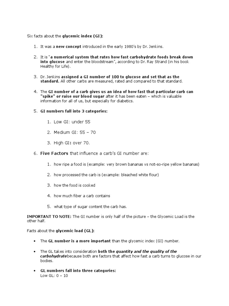 Glycemic Index Vs Load Pdf Glycemic Index Glycemic Load