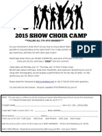 Join Northridge Show Choir Summer Camp