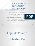 Sistema Fotovoltaico para La Empacadora de Aguacate