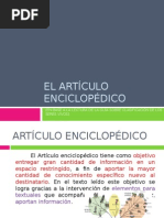 175860174 El Articulo Enciclopedico El Vocabulario Tecnico y La Oracion Pasiva 7 Basico 10 de Octubre 2013