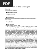 # 1 No Mates Al Mensajero