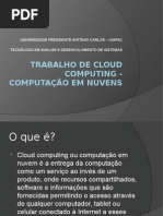 Apresentação Computação Em Nuvem
