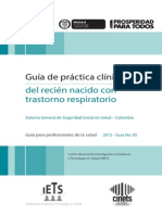 GPC Neonato Con Trastorno Respiratorio