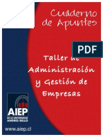 Taller de Adminsitración y Gestión de Empresas - EAN157 PDF