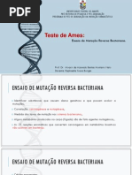 AMES - Ensaio de Mutação Reversa