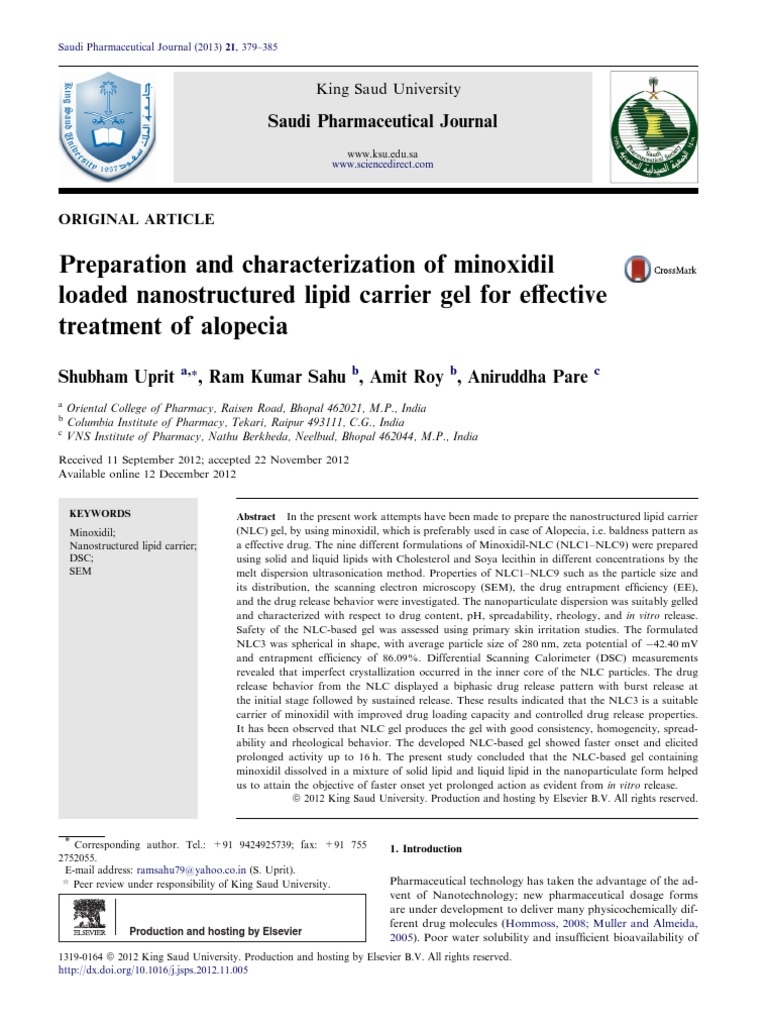 how to prepare minoxidil 5 solution