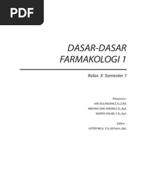 Dasar Dasar Farmakologi 1