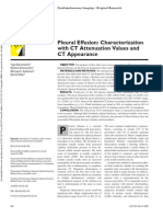 Pleural Effusion Characterization