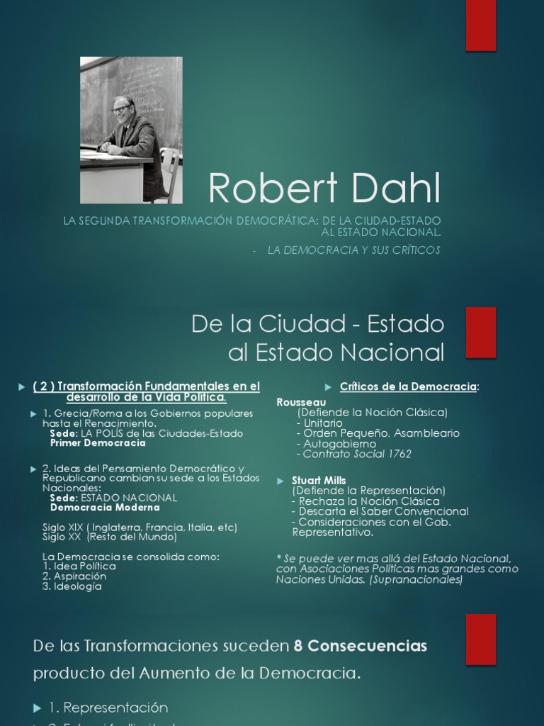 Com Base No Texto De Robert Dahl No Quadro
