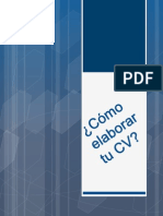 Cómo elaborar tu CV