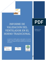 Informe de Validacion Del Ventilador en El Horno Tradicional Final