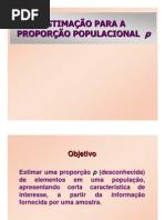 Estimacao Da Proporcao