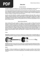 Metodo Para Primer  Nivel de Guitarra electrica