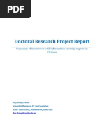 Doctoral Research Project Report