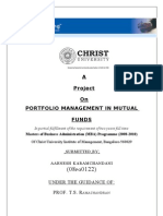 Analysis of Portfolio of Mutual Funds