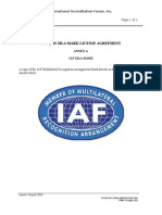 IAF-ML-04-001A QMS MLA License Agreement Annex A
