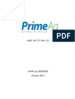  2013 Annual Report PrimeAG
