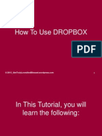 How To Use DROPBOX