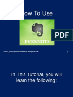 How To Use EVERNOTE