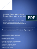 Location Based Market Study: Trends, Observations, and Investment