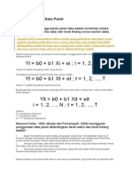 Metode Analisis Data Panel