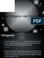 Basis Orthonormal Dan Ortogonal