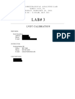 Lab3 LVDT Calibration