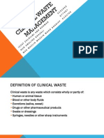 Clinical Waste Management