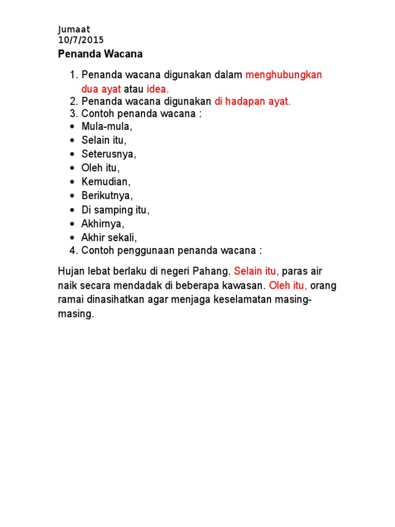 Penanda Wacana | PDF | Karier & Perkembangan | Kajian Bahasa Asing